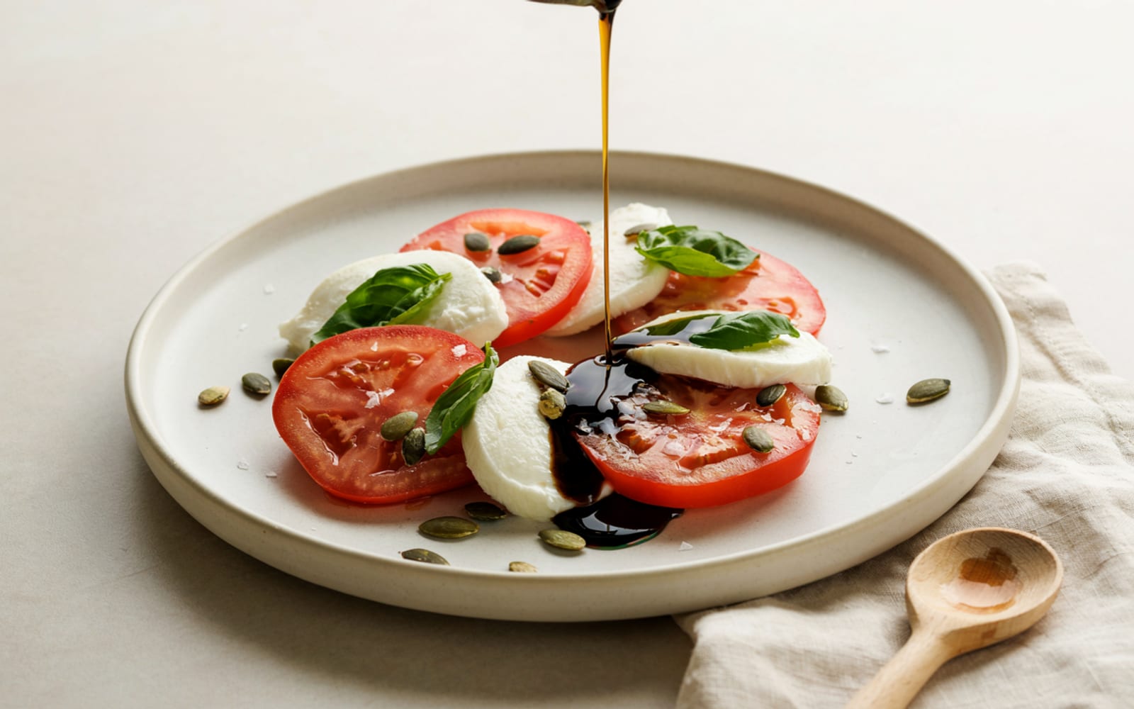 Relacionado: Tomate e Mozzarella com Óleo de Abóbora