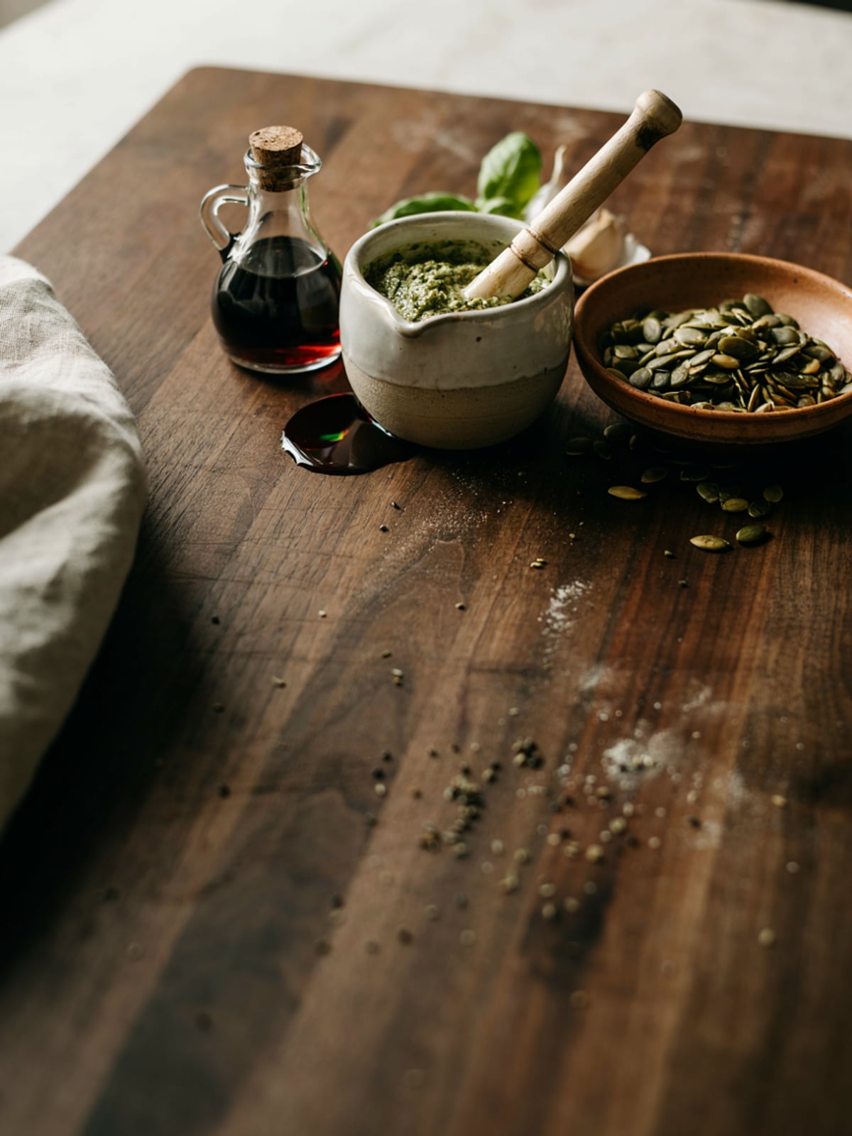 Pesto de Óleo de Semente de Abóbora
