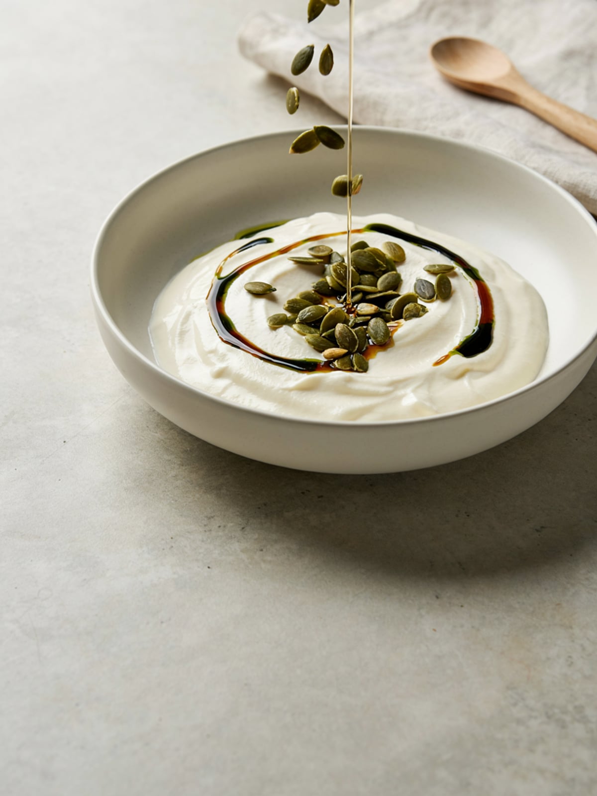 Bowl de Iogurte com Óleo de Abóbora