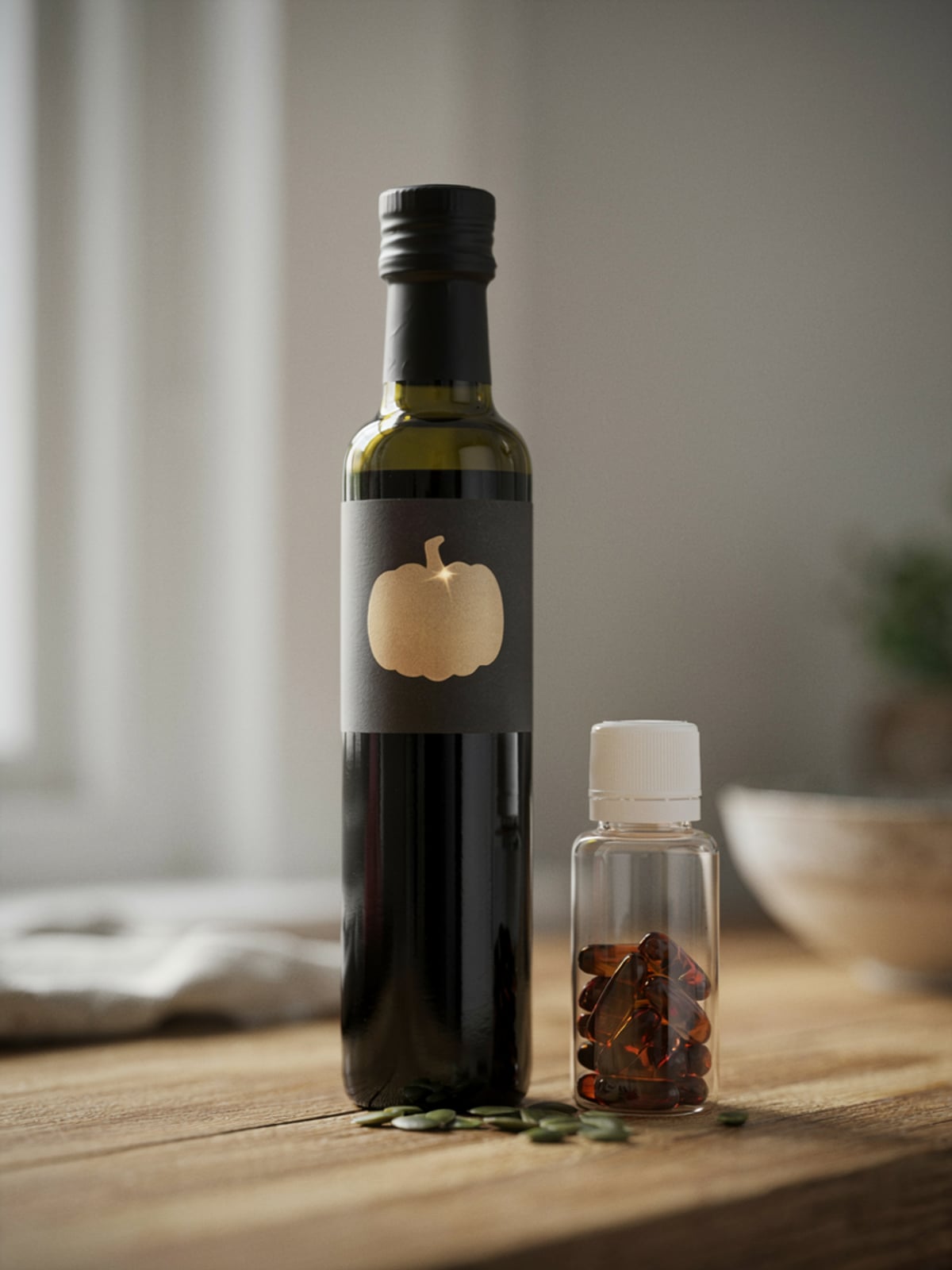 Cápsulas de Óleo de Abóbora vs. Óleo Culinário